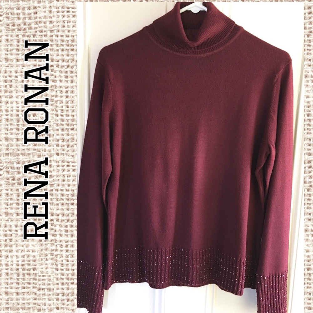 Rena Rowan Beaded Sweater/Top